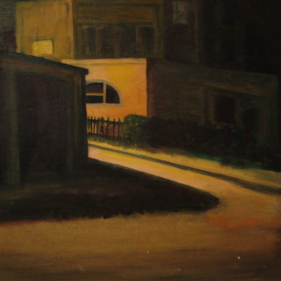 Alley Landscape Oil Painting